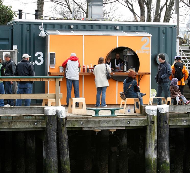 Folks down at Red Fish Blue Fish in Victoria, BC