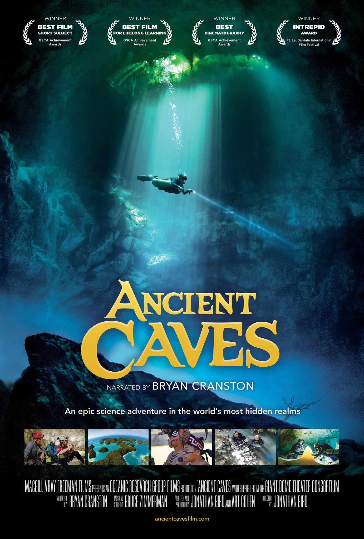 Ancient Caves IMAX movie poster