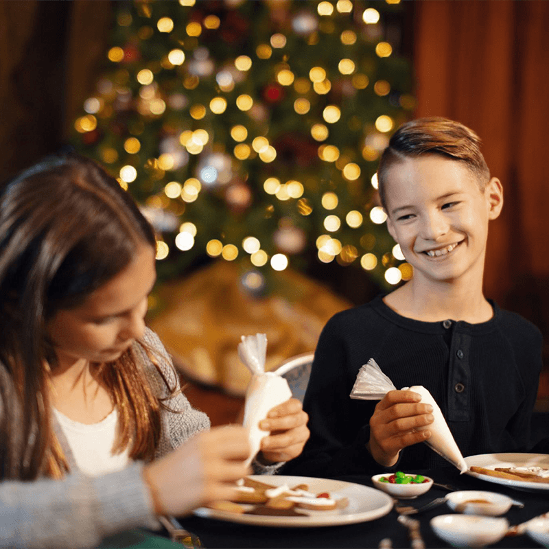 Children at the Oak Bay Beach Hotel Decorating Cookies