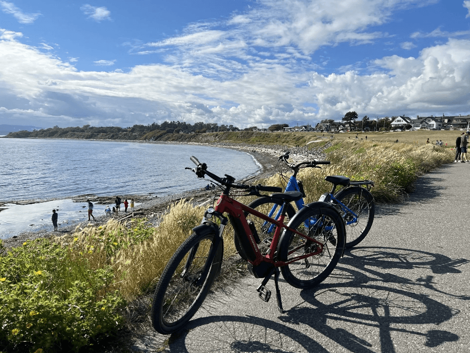 Electric bikes rented out from Robin Hood Inn & Suites