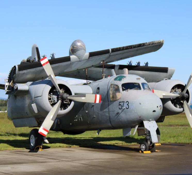 A plane from the BC Aviation Museum