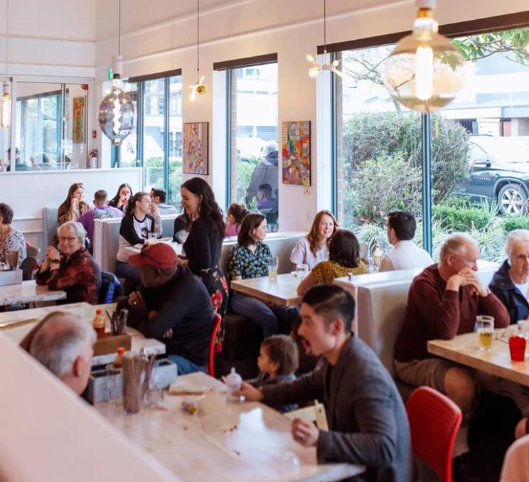 The interior of MeeT on Blanshard in Victoria, BC