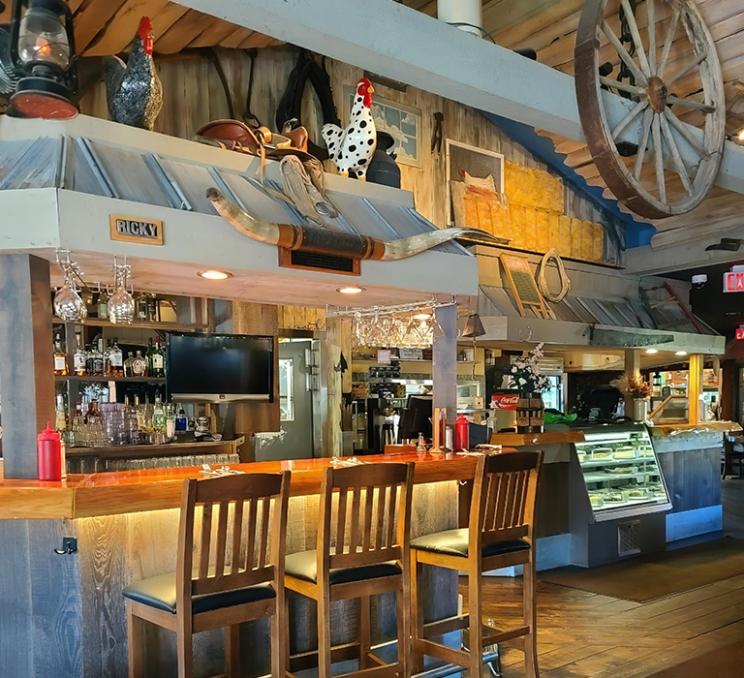 The interior of My Chosen Cafe in Metchosin, BC