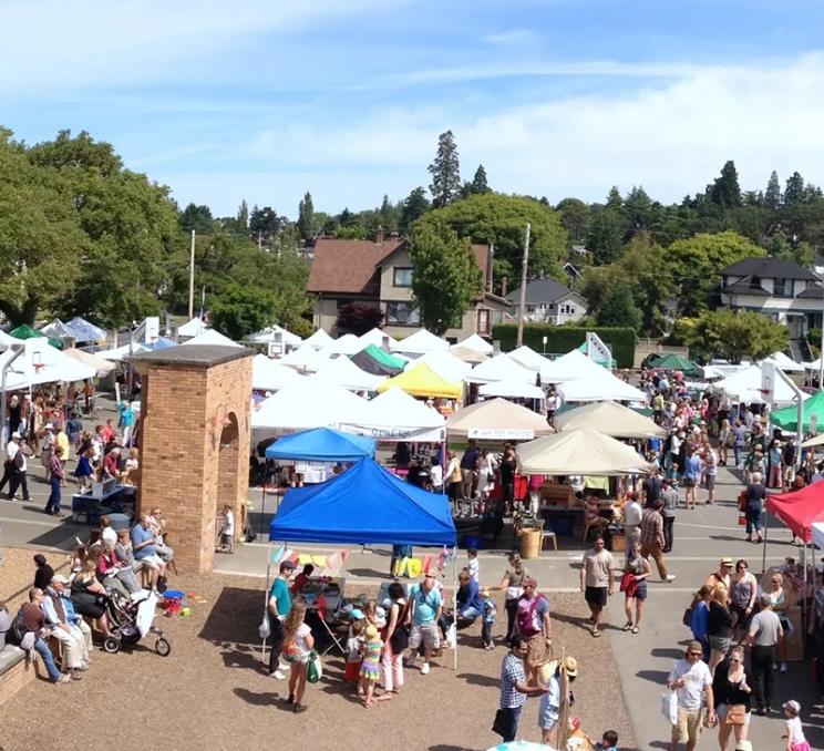 Moss Street Market in Victoria, BC