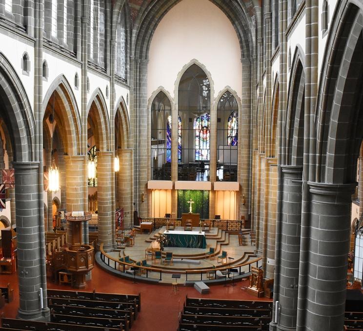 The interior of Christ Church Cathedral in Victoria, BC