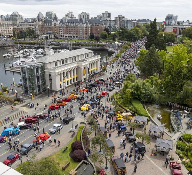 The Northwest Deuce Days classic car showcase in Victoria, BC.